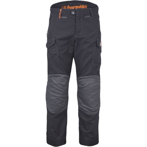 Pantalon de travail Harpoon multi graphite – Taille 40 – 60% coton 40% polyester – Protection anti-usure genoux – 7 poches fonctionnelles – Bosseur