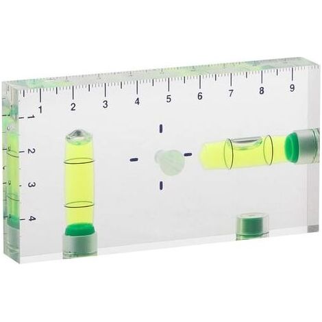 Mini niveau à bulle magnétique transparent à deux directions de haute précisiondengyank (1/5)