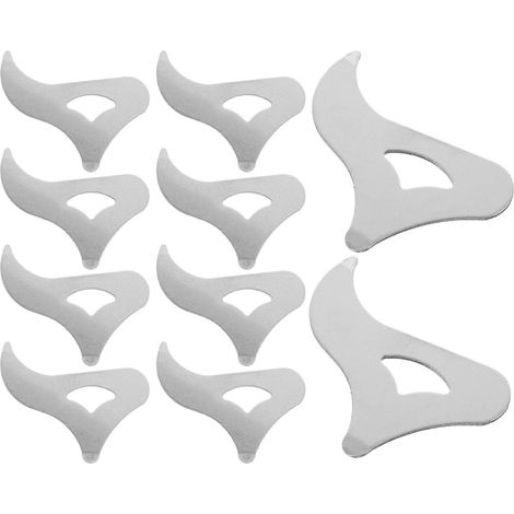 Lot de 10 écaleurs de noix robustes en acier inoxydable, ouvre-noix de macadamia compact, mini casse-noix (1/5)