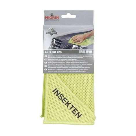 Accesorio de limpieza nigrin 71502 microfibra 40x40 cm