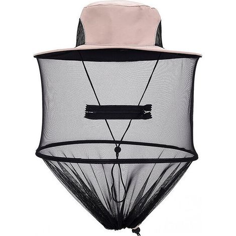 Sombrero de apicultor, sombrero de apicultura con velo de malla para proteger contra las abejas, sombrero con mosquitera para proteger contra los insectos, sombrero para el sol para apicultura, pesca (1/5)