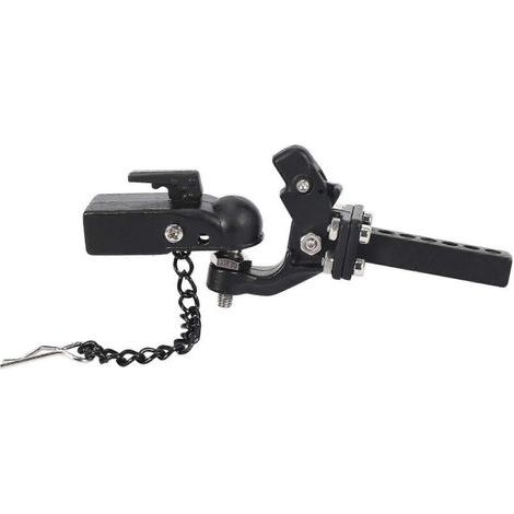 Crochet d'attelage métallique pour remorque SCX10 90046 Traxxas TRX4 1/10 RC Crawler Car Remote Control Car Model (1/5)