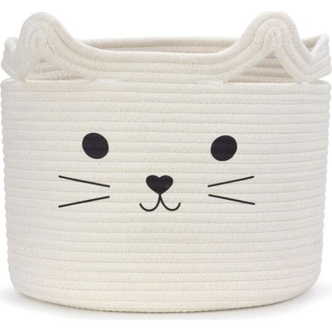 Bardusch-Panier corbeille en coton pour linge ou jouets, joli design, pour enfants, bébés ou animaux domestiques (1/4)