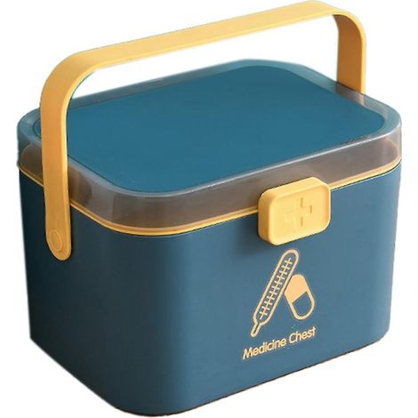 Petite boîte à pharmacie style nordique, boîte de rangement en plastique pour médicaments, A (1/5)