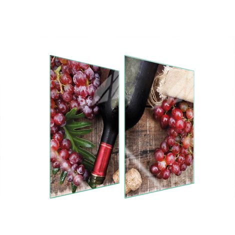 Assiette de protection en verre pour la cuisine, 2x35x52, pour vin (1/5)