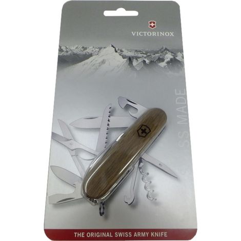 Victorinox Huntsman Wood Taschenmesser aus natürlichem Holz