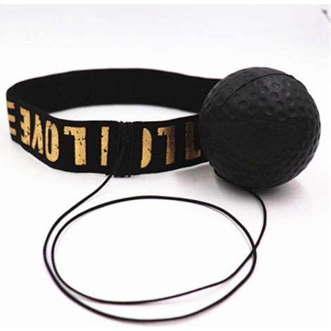 Bandeau avec ballon de boxe, ballon de boxe sur cordes, ballons d'entraînement MMA/boxe React (1/4)