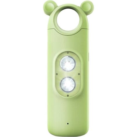Alarma personal de 130 dB, alarma de seguridad personal para mujeres, llavero personal para autodefensa, verde. (1/2)