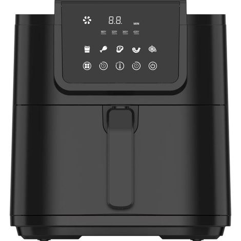 Freidora de aire caliente independiente Ardes ARFRYA05L de 1700 W color negro