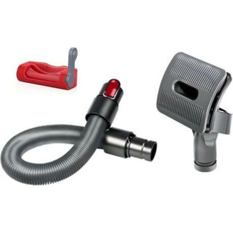 Hunde-Staubsaugerbürste für Dyson, Tierhaarbürste, mit Verlängerungsschlauch und Auslöserverriegelung, für Dyson V7 V8 V10 V11 V12 V15