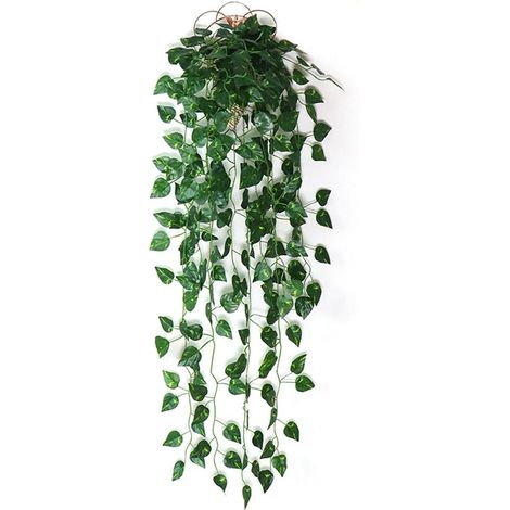 Vigne verte pour décoration intérieure, feuilles suspendues artificielles, plantes artificielles (1/5)