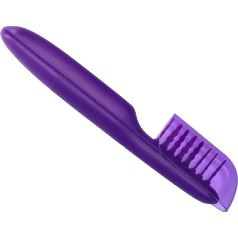 Peigne à piles pour cheveux secs et mouillés, pour adultes et enfants, prévenant les nœuds et lissant les cheveux. (1/5)