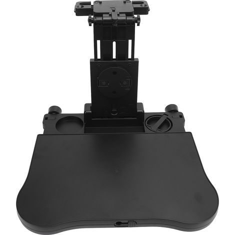 Table de plateau de siège arrière de voiture, bureau de voyage pliable avec porte-boissons pour téléphone pour manger et travailler. (1/5)