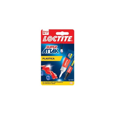SUPER ATTAK PLASTICA GR.2+ML.4 - 12 blister LOCTITE