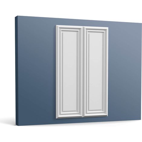 3d wall panel Orac Decor W124 BURLINGTON Wall paneling Wall panel Neo-Classicism style white 0,8 sqm