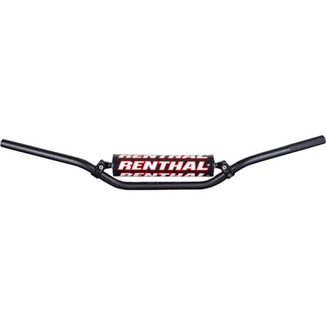 Manillar Renthal Jimmy Button MX de 22 mm negro con esponja acolchada