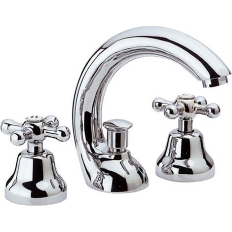 Rubinetto lavabo con bocca a c serie liberty (1/3)