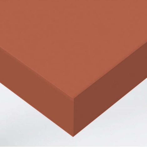 DIMEXACT - Papier peint Terracotta uni mat - 152 cm x 0.5 m - En Rouleau
