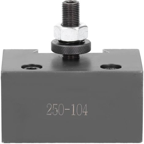 Tour à métaux porte-outils à changement rapide AXA 6-12 pouces, en acier à haute teneur en carbone, pour tour CNC et fixation de couteaux, modèle 250-104 (1/5)