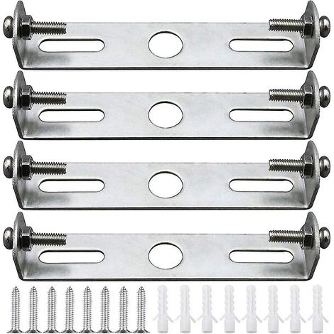 4 supports de fixation pour plafonnier 105 mm, accessoires pour suspension, lustre, plaque de base, supports et accessoires.