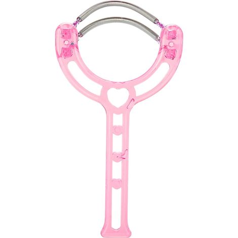 Épilateur facial, épilateur efficace, baume à lèvres portable pour le visage, épilation, ressort en plastique, outil de beauté pour femmes et hommes, rose (1/5)