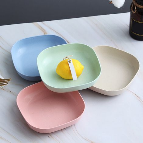 Salad Bowl - PP - 14.5 cm x 14.5 cm x 3.5 cm - Microwave Safe - Dishwasher Safe - Household Use - 1 Piece (1/5)