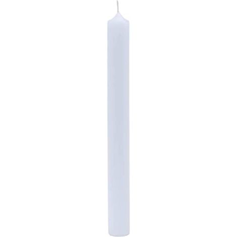 bougie bâton, bougie de baptême en cire à décorer 4cm ø, blanc (1/2)