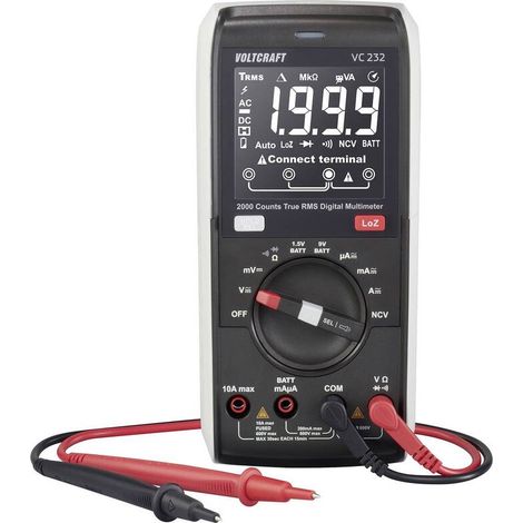 [GEBRAUCHT] B-Ware VOLTCRAFT VC232 Hand-Multimeter digital 600V True RMS mit Taschenlampenfunktion (1/2)