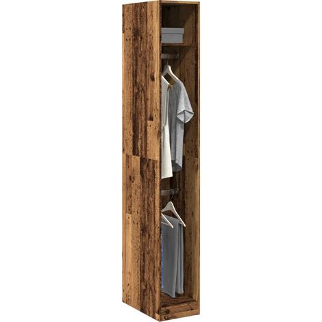 Kleiderschrank Altholz-Optik 30x50x200 cm Holzwerkstoff
