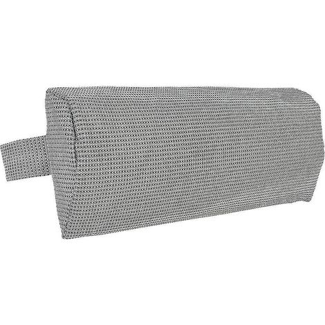 Ersatz-Kopfstützenkissen mit Gummiband, Nackenkissen für Sessel und Chaiselongue – 2er-Pack – Grau
