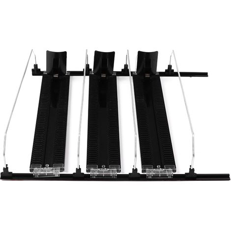 Distributeur de boissons pour réfrigérateur, largeur réglable, étanche, auto-poussoir, pour canettes de soda et de bière, noir, lot de 3 (1/5)