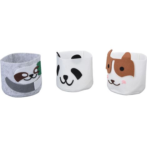 Panier à plantes en forme d'animaux, fait main, panda, paresseux et chien, pot de fleurs, contenant pour la décoration intérieure (1/5)