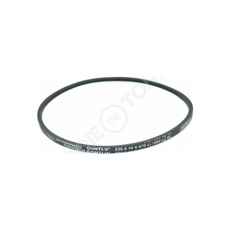 Courroie type trapézoïdale lisse Z26-1/2