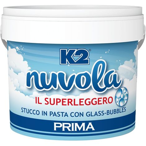 Stucco K2 per interno e esterno pronto all'uso pasta nuvola 2,5 Lt