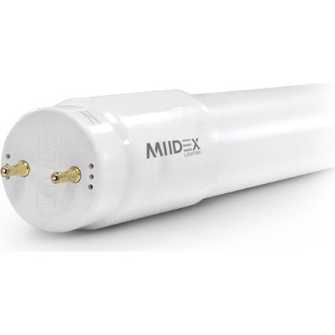 Tube LED T8 10W 600mm (Phase d'un côté / Neutre de l'autre) Miidex Lighting® blanc-froid-6000k