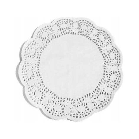 Servilletas decorativas (T) de 15 cm, blancas, 100 unidades, 1 paquete