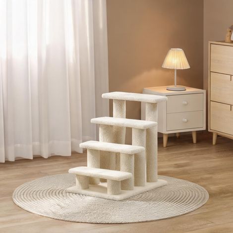 Rampe pour animaux crème 154,9 x 104,1 x 152,4 cm (1/5)