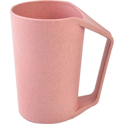 Gobelet léger en paille de blé, tasse biodégradable en plastique pour eau, café (1/5)