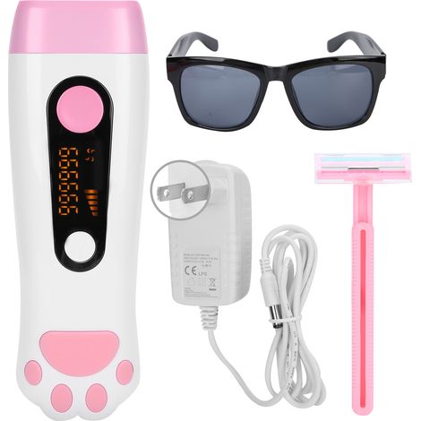 Épilateur Corps IPL Sans Douleur, Machine Électrique Épilation Visage Femmes, Rasoir Domicile 110-240V Prise US (1/5)