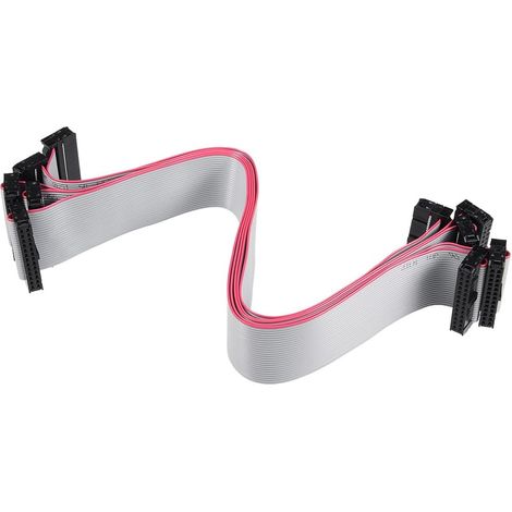 5pcs Connecteur IDC,Câble plat 26 broches,Pas 2.54mm,Longueur 30cm,Femelle,Équipement bureau audio vidéo (1/4)