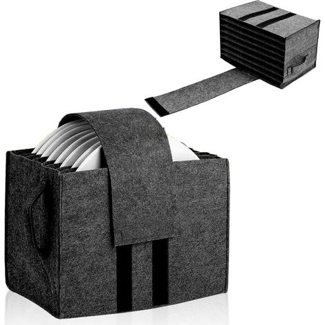 Égouttoir à assiettes en feutre, rangement pour vaisselle, égouttoir pour camping-cars (8 assiettes), accessoires de camping pour camping-cars, caravanes, bateaux et cuisines