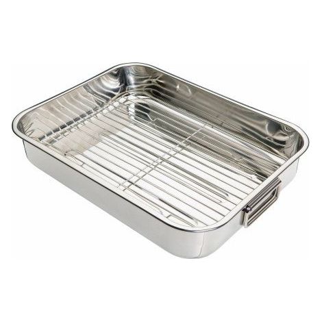 Kitchen Craft - de Four rectangulaire avec grille (acier inoxydable), couleur argent (1/2)