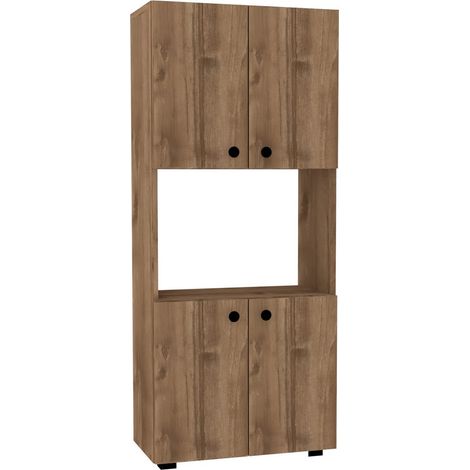 Efe Meuble de cuisine 100 % MÉLAMINE Noyer