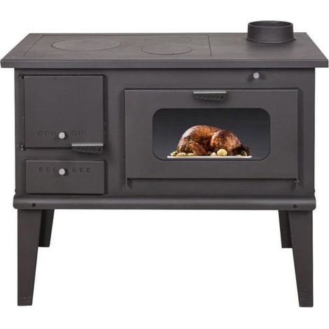 Poêle à bois Cuisinière à Bois BALKAN ENERGY modèle 4014 Puissance 7.9kW