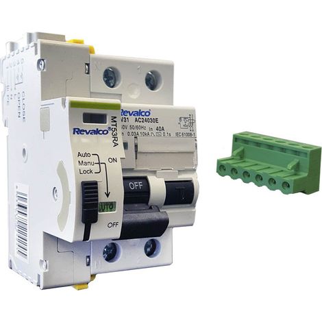 Interruttore differenziale 2p 40a 30ma Ac con connessione automatica