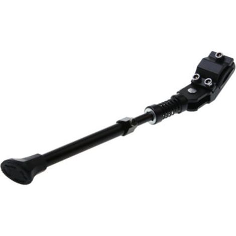 Béquille latérale arrière réglable en aluminium pour VTT et vélos de route de 16 à 26 pouces, noire (1/5)