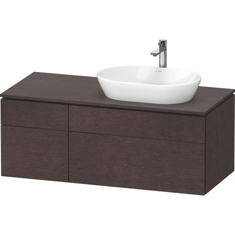 Duravit L-Cube Meuble sous-lavabo en console suspendu, avec plan (1/3)