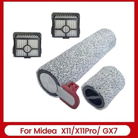 Walzenbürste und HEPA-Filter für Midea X11/X11Pro/GX7 Bodenreinigungsmaschinen – Ersatz-Walzenbürsten-Set (1/5)