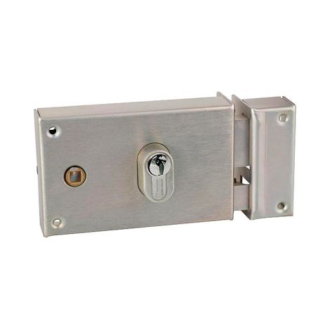 Serrure de portail 7417 7 MM - lanthane - gauche - VACHETTE (1/2)
