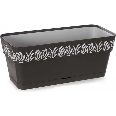 Vaso Gaia Rett. Ris.Acqua Grafite 30 Stefanpl (1/2)